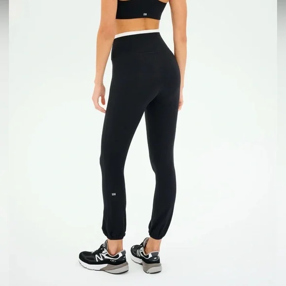 Splits59 Icon Dual High Waist Airweight Leggings in Black Small - Picture 10 of 12